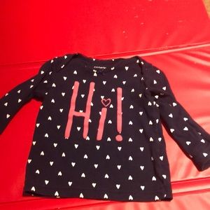 Carter’s blue baby shirt